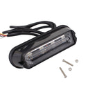 12W 720LM 4-LED Blue Light 18 Flash Patterns Car Strobe Emergency Warning Light Lamp, DC 12V