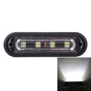 12W 720LM 4-LED White Light 18 Flash Patterns Car Strobe Emergency Warning Light Lamp, DC 12V