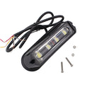 12W 720LM 4-LED White Light 18 Flash Patterns Car Strobe Emergency Warning Light Lamp, DC 12V