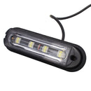 12W 720LM 4-LED White Light 18 Flash Patterns Car Strobe Emergency Warning Light Lamp, DC 12V