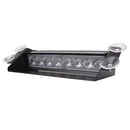 8W 800LM 8-LED Blue Light 3-Modes Adjustable Angle Car Strobe Flash Dash Emergency Light Warning Lamp with Suckers, DC 12V