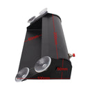 8W 800LM 8-LED Blue Light 3-Modes Adjustable Angle Car Strobe Flash Dash Emergency Light Warning Lamp with Suckers, DC 12V