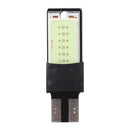 2 PCS T10 6W 180LM Ice Blue Light Double-Faced 2 COB LED Decode Canbus Error-Free Car Clearnce Reading Lamp, DC 12V