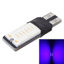 2 PCS T10 6W 180LM Blue Light Double-Faced 2 COB LED Decode Canbus Error-Free Car Clearnce Reading Lamp, DC 12V