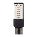 2 PCS T10 6W 180LM Blue Light Double-Faced 2 COB LED Decode Canbus Error-Free Car Clearnce Reading Lamp, DC 12V