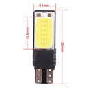 2 PCS T10 6W 180LM White Light Double-Faced 2 COB LED Decode Canbus Error-Free Car Clearnce Reading Lamp, DC 12V