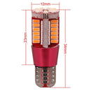 2 PCS T10 5W 285LM Pink Light 57 SMD 4014 LED Error-Free Canbus Car Clearance Lights Lamp, DC 12V
