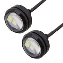 2 PCS 22.5mm 1.5W 150LM White Light 3 LED SMD 5630 Spotlight Eagle Eye Light Daytime Running Light for Vehicles