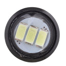 2 PCS 22.5mm 1.5W 150LM White Light 3 LED SMD 5630 Spotlight Eagle Eye Light Daytime Running Light for Vehicles