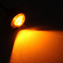 2 PCS 22.5mm 1.5W 150LM Yellow Light 3 LED SMD 5630 Spotlight Eagle Eye Light Daytime Running Light for Vehicles