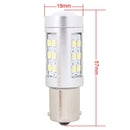 2 PCS 1156/BA15S 4.2W 630LM White Light 21 LED 2835 SMD Car Brake Light Steering Light Bulb, DC 12V