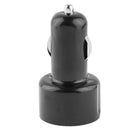1 inch LED Display Cigarette Lighter Electric Voltage Meter for Auto Battery, Blue Light(Black)