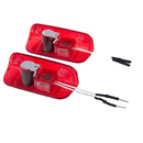 Car Door LED Laser Welcome Decorative Light for VW, LED Laser VW Logo (Pair)(Red)