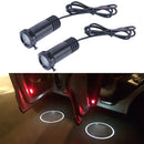 Car Door LED Laser Welcome Decorative Light, LED Laser for Ford Logo (Pair)(Black)