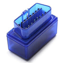 Super Mini ELM327 Bluetooth OBDII V2.1 Car Diagnostic Interface Tool, Support OBDII-ISO 9141-2, ISO 14230-4(KWP2000), CAN ISO-15765-4(Blue)