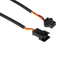 2 PCS 12V Car Daytime Running Lights Soft Article Lamp, Blue + Yellow Light, Length: 60cm