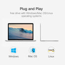 2 in 1 USB 3.0 Card Reader, Super Speed 5Gbps, Support SD Card / TF Card(White)