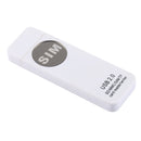 USB Universal Card Reader, Support SD / MMC /SIM / TF Card(White)