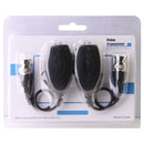 2 PCS Passive UTP Video Balun Transceiver(Black)