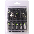 10 PCS Passive Video Balun Transceiver(Black)
