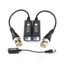 CCTV Via Twisted Pairs Passive UTP Video Transceiver(Black)