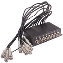 8 Channel CCTV BNC Surge Arrester Surge Protector Device (CoaxJK/ V8)(Black)