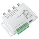 UTP 4 Channel Passive Video Balun Transceiver(Silver)