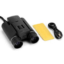 DB618B 10X25 Zoom 10mm Objective Lens HD 1280x960P 1.5 inch LCD Screen Binocular Telescope Digital Camera(Black)