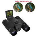 DB618B 10X25 Zoom 10mm Objective Lens HD 1280x960P 1.5 inch LCD Screen Binocular Telescope Digital Camera(Black)