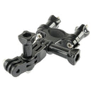 Bike Bicycle Camera Handlebar Bar Mount Holder with 3 Way Pivot Arm for GoPro HERO10 Black / HERO9 Black / HERO8 Black /7 /6 /5 /5 Session /4 Session /4 /3+ /3 /2 /1, DJI Osmo Action, Xiaoyi and Other Action Cameras(Black)