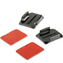 2 x Curved Surface + 2 x Adhesive Sticky Mount for GoPro HERO10 Black / HERO9 Black / HERO8 Black /7 /6 /5 /5 Session /4 Session /4 /3+ /3 /2 /1, DJI Osmo Action, Xiaoyi and Other Action Cameras