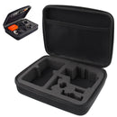 Shockproof Waterproof EVA Portable Case for GoPro HERO10 Black / HERO9 Black / HERO8 Black / HERO7 /6 /5 /5 Session /4 Session /4 /3+ /3 /2 /1, DJI Osmo Action and Other Sport Camerasi, Size: 22.5cm x 17.5cm x 6.7cm(Black)