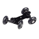 DEBO First Generation Camera Truck / Floor Table Video Slider Track Dolly Car for DSLR Camera / Camcorders(Black)