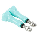 2 PCS TMC HR171 Plastic 5.5cm Thumb Screw for GoPro HERO4 /3+ /3 /2 Cameras (Baby Blue)