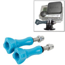2 PCS TMC HR171 Plastic 5.5cm Thumb Screw for GoPro HERO4 /3+ /3 /2 Cameras(Blue)