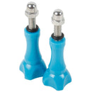2 PCS TMC HR171 Plastic 5.5cm Thumb Screw for GoPro HERO4 /3+ /3 /2 Cameras(Blue)