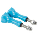 2 PCS TMC HR171 Plastic 5.5cm Thumb Screw for GoPro HERO4 /3+ /3 /2 Cameras(Blue)