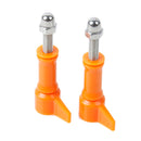 2 PCS TMC HR213 L-Shape Tighter Torque Screw for GoPro HERO4 /3+ /3 /2(Orange)