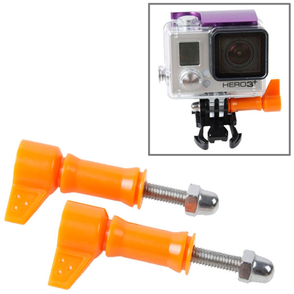 2 PCS TMC HR213 L-Shape Tighter Torque Screw for GoPro HERO4 /3+ /3 /2(Orange)
