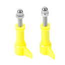 2 PCS TMC HR213 L-Shape Tighter Torque Screw for GoPro HERO4 /3+ /3 /2(Yellow)