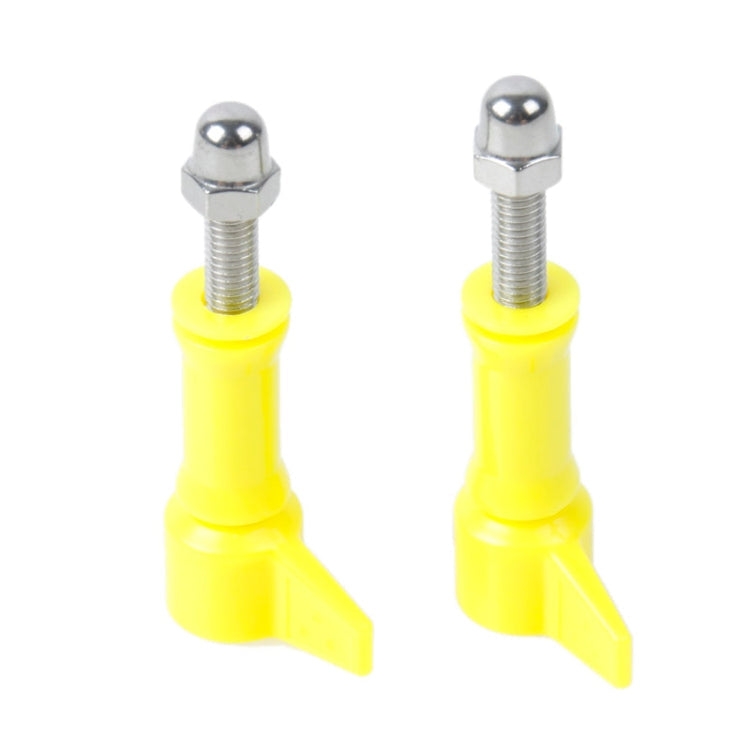 2 PCS TMC HR213 L-Shape Tighter Torque Screw for GoPro HERO4 /3+ /3 /2(Yellow)