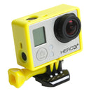 TMC High Quality Tripod Cradle Frame Mount Housing for GoPro HERO4 /3+ /3, HR191(Yellow)