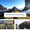 ST-139 Elastic Adjustable Chest Strap Belt (Type B) with J-shaped Bracket & Pouch for GoPro HERO10 Black / HERO9 Black / HERO8 Black / HERO7 /6 /5 /5 Session /4 Session /4 /3+ /3 /2 /1, Insta360 ONE R, DJI Osmo Action and Other Action Camera(Black)