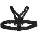 ST-139 Elastic Adjustable Chest Strap Belt (Type B) with J-shaped Bracket & Pouch for GoPro HERO10 Black / HERO9 Black / HERO8 Black / HERO7 /6 /5 /5 Session /4 Session /4 /3+ /3 /2 /1, Insta360 ONE R, DJI Osmo Action and Other Action Camera(Black)