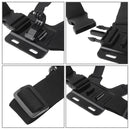 ST-139 Elastic Adjustable Chest Strap Belt (Type B) with J-shaped Bracket & Pouch for GoPro HERO10 Black / HERO9 Black / HERO8 Black / HERO7 /6 /5 /5 Session /4 Session /4 /3+ /3 /2 /1, Insta360 ONE R, DJI Osmo Action and Other Action Camera(Black)