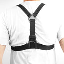 ST-139 Elastic Adjustable Chest Strap Belt (Type B) with J-shaped Bracket & Pouch for GoPro HERO10 Black / HERO9 Black / HERO8 Black / HERO7 /6 /5 /5 Session /4 Session /4 /3+ /3 /2 /1, Insta360 ONE R, DJI Osmo Action and Other Action Camera(Black)