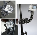 TMC HR219 Jaws Flex Clamp Mount with Buckle & Thumb Screw for GoPro HERO10 Black / HERO9 Black / HERO8 Black /7 /6 /5 /5 Session /4 Session /4 /3+ /3 /2 /1, DJI Osmo Action, Xiaoyi and Other Action Cameras(Grey)