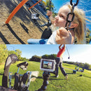 TMC HR219 Jaws Flex Clamp Mount with Buckle & Thumb Screw for GoPro HERO10 Black / HERO9 Black / HERO8 Black /7 /6 /5 /5 Session /4 Session /4 /3+ /3 /2 /1, DJI Osmo Action, Xiaoyi and Other Action Cameras(Grey)