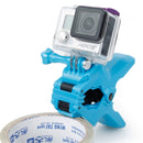 TMC HR219 Jaws Flex Clamp Mount with Buckle & Thumb Screw for GoPro HERO10 Black / HERO9 Black / HERO8 Black /7 /6 /5 /5 Session /4 Session /4 /3+ /3 /2 /1, DJI Osmo Action, Xiaoyi and Other Action Cameras(Blue)