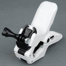 TMC HR219 Jaws Flex Clamp Mount with Buckle & Thumb Screw for GoPro HERO10 Black / HERO9 Black / HERO8 Black /7 /6 /5 /5 Session /4 Session /4 /3+ /3 /2 /1, DJI Osmo Action, Xiaoyi and Other Action Cameras(White)
